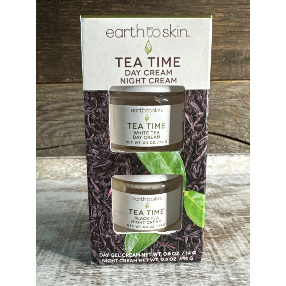 Earth to Skin Tea Time Mini Duo Day & Night Cream Set | MSRP‎ = $15